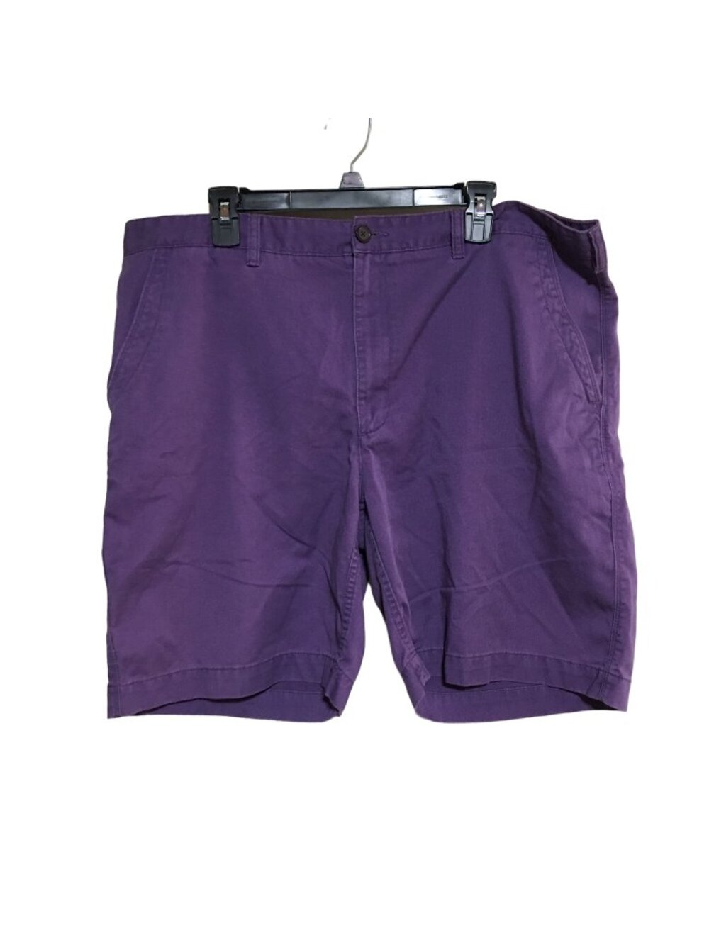 SAVANE PURPLE CHINO FLAT FRONT SHORTS MENS SIZE 40